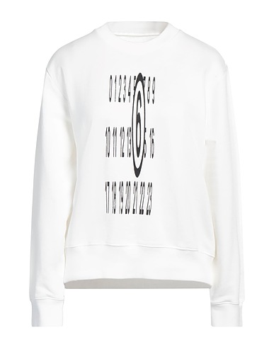 MM6 MAISON MARGIELA Sweatshirt White 100% Cotton