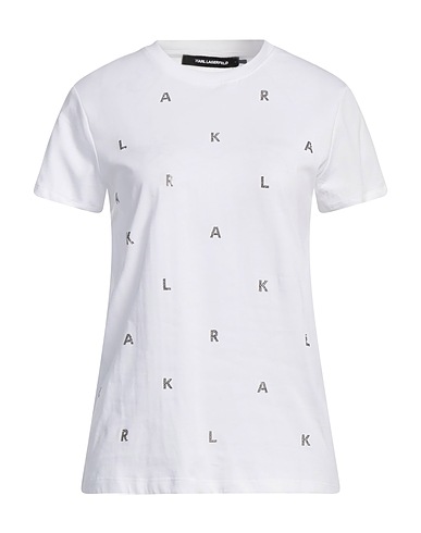 KARL LAGERFELD T-shirt White 100% Organic cotton
