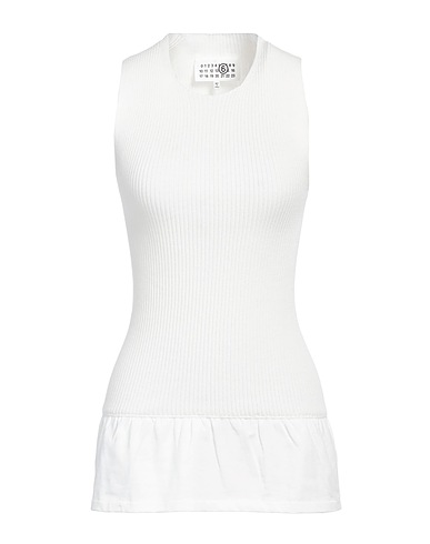 MM6 MAISON MARGIELA Top White 100% Cotton