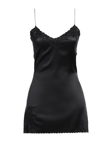 CHINE COLLECTION Camisole Nero 95% Seta, 5% Elastan