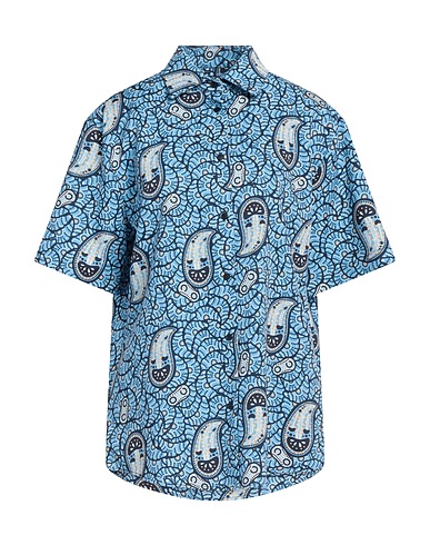 OPENING CEREMONY Patterned shirts & blouses Azure 90% Polyester, 10% Elastane