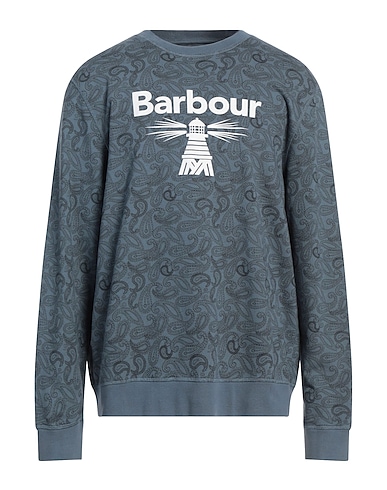 BARBOUR Sweatshirt BEACON Slate blue 100% Cotton