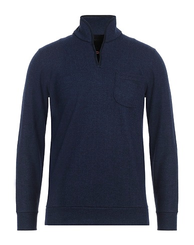 SEASE Sweatshirt Navy blue 89% Virgin Wool, 11% Cashmere