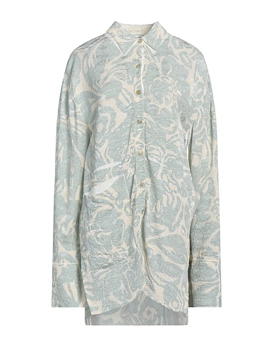 LANVIN Floral πουκάμισα και μπλούζες Μπλε του ουρανού 100% Βισκόζη