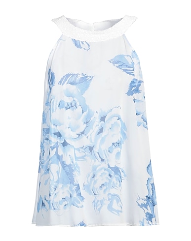 LUCKYLU Milano Top BLU CHIARO 100% Polyester