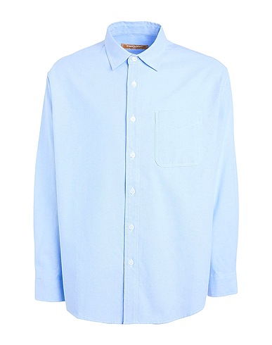 FRIZMWORKS Solid colour shirt ORIGINAL GARMENTS Sky blue 62% Cotton, 38% Polyester