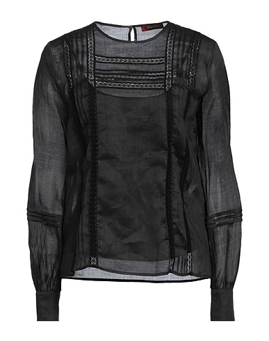 MAX MARA STUDIO Top Black 100% Ramie