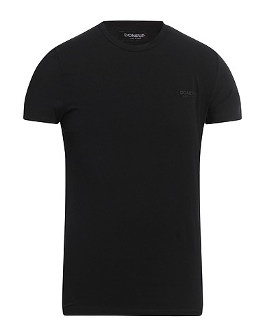 DONDUP T-shirt Nero 95% Cotone, 5% Elastan