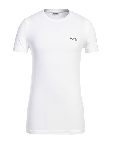 DONDUP T-shirt Bianco 95% Cotone, 5% Elastan