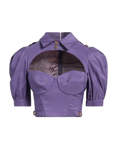 ELISABETTA FRANCHI Top Purple 100% Polyester