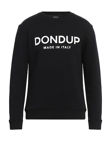 DONDUP Sweatshirt Black 100% Cotton, Elastane