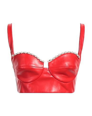 ELISABETTA FRANCHI Bustier 100% Polyester, Polyurethane, Polyamide, Plastic, Glass