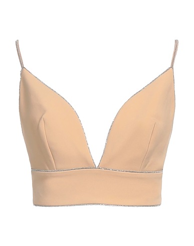 ELISABETTA FRANCHI Top Sabbia 97% Viscosa, 3% Elastan