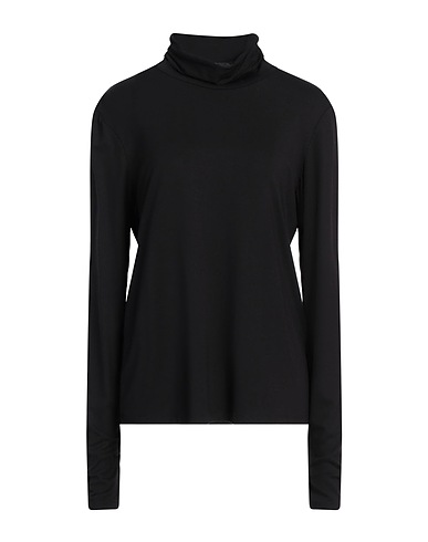 DIANA GALLESI T-shirt Black 95% Viscose, 5% Elastane
