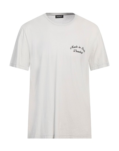 DONDUP T-shirt Light grey 100% Cotton