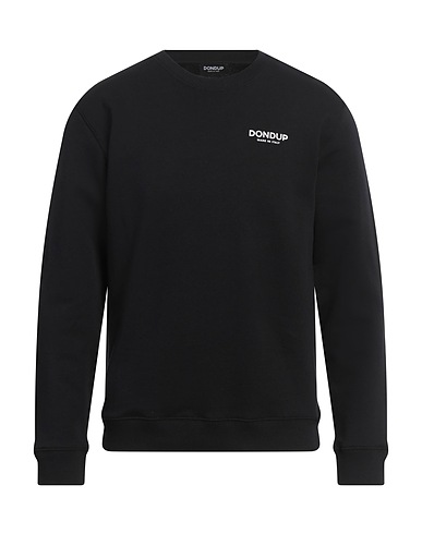 DONDUP Sweatshirt Black 100% Cotton, Elastane