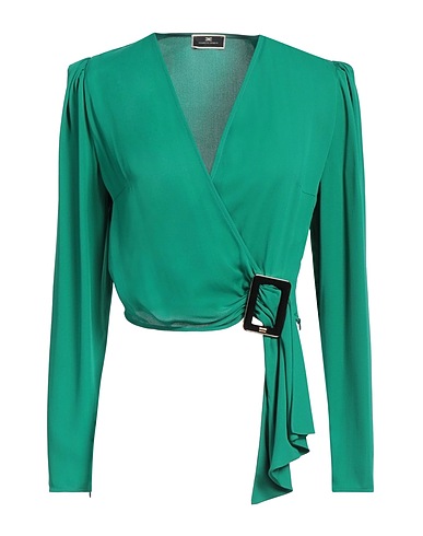 ELISABETTA FRANCHI Top Emerald green 100% Viscose