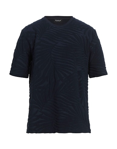 DONDUP T-shirt Midnight blue 99% Polyamide, 1% Elastane
