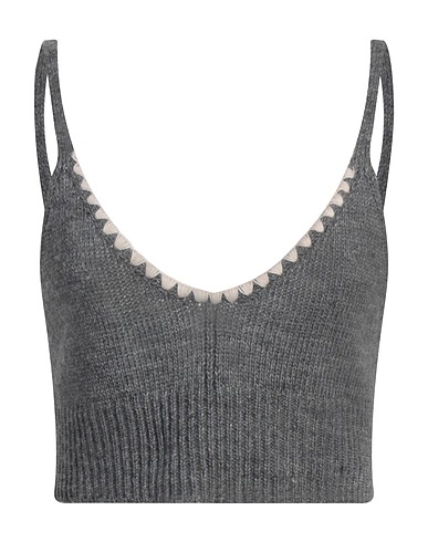 DIXIE Top Grigio 75% Acrilico, 10% Lana, 10% Viscosa, 5% Lana di alpaca