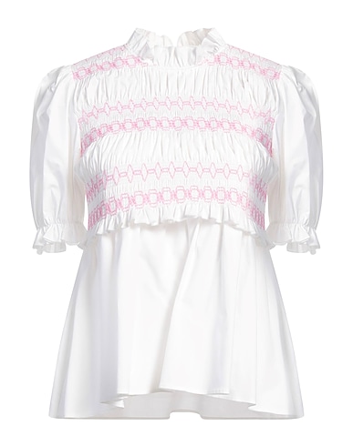 VIVETTA Top SUSTAINABLE White 97% Cotton, 3% Elastane, Polyester