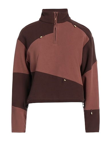 WOOLRICH Sweatshirt BY DANIËLLE CATHARI Brown 52% Cotton, 40% Polyester, 5% Polyurethane, 3% Elastane