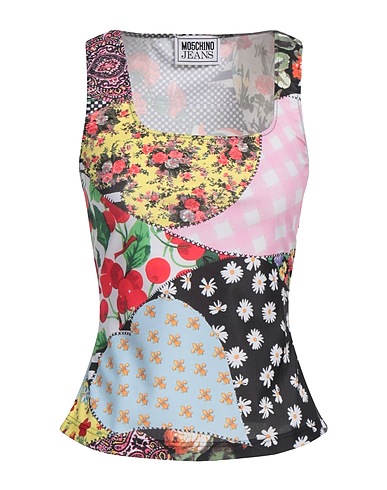 MOSCHINO JEANS Top Pink 82% Polyester, 18% Elastane