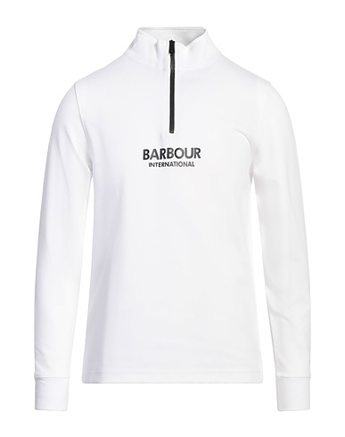 BARBOUR Felpa Bianco 72% Cotone, 28% Poliestere