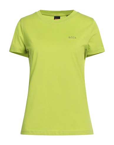 BOSS Basic T-Shirt Lime green 100% Cotton