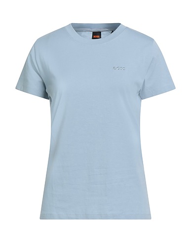 BOSS Basic T-Shirt Sky blue 100% Cotton
