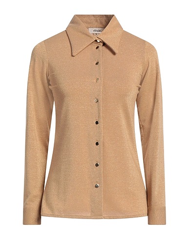DIXIE Solid colour shirts & blouses Sand 59% Polyester, 23% Viscose, 14% Polyamide, 4% Elastane