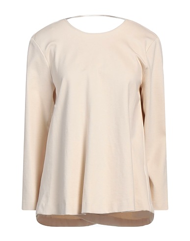 MEIMEIJ T-shirt Beige 65% Viscose, 30% Polyamide, 5% Elastane