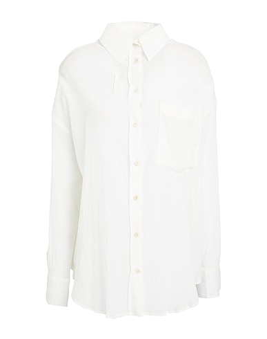F**K PROJECT Solid color shirts & blouses Off white 100% Cotton