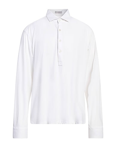GHIRARDELLI Polo shirt NEXT White 86% Polyamide, 14% Elastane
