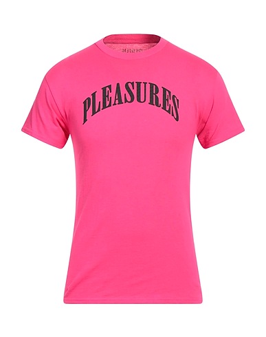 PLEASURES T-shirt Fuchsia 100% Cotton