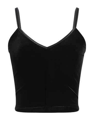 FORTE_FORTE Top Black 92% Polyester, 8% Elastane
