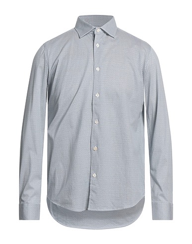 ALLEY DOCKS 963 Patterned shirt Blue 100% Cotton