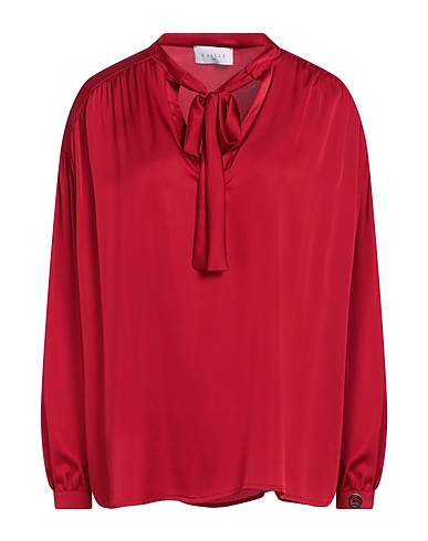 GAëLLE Paris Top Burgundy 98% Polyester, 2% Elastane