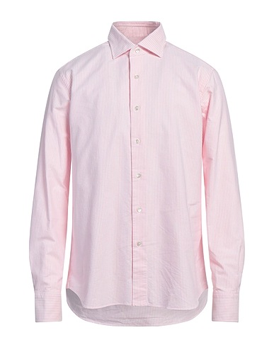 GRIGIO Camicia a righe Rosa 100% Cotone