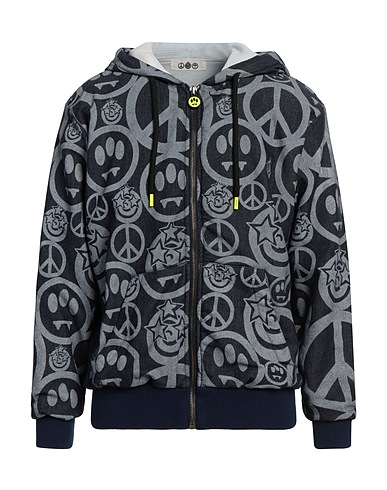 BARROW Hooded track jacket  ROUND TWO SEAN WOTHERSPOON X BARROW Midnight blue 100% Cotton