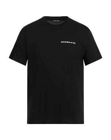 CULTURA T-shirt Black 100% Cotton
