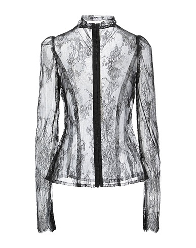 MISSOTTEN STRIJBOL Camicie e bluse in pizzo Nero 100% Poliestere