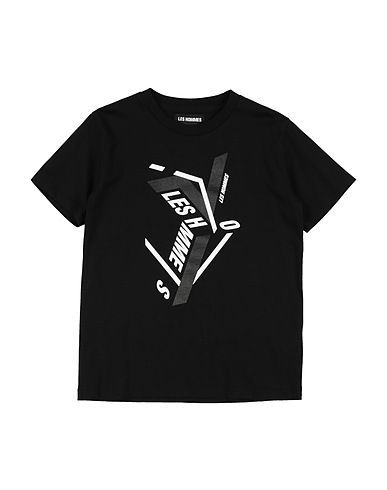 LES HOMMES T-Shirt Schwarz 100% Baumwolle