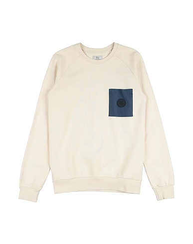 WOOLRICH Felpa Panna 100% Cotone organico, Poliestere
