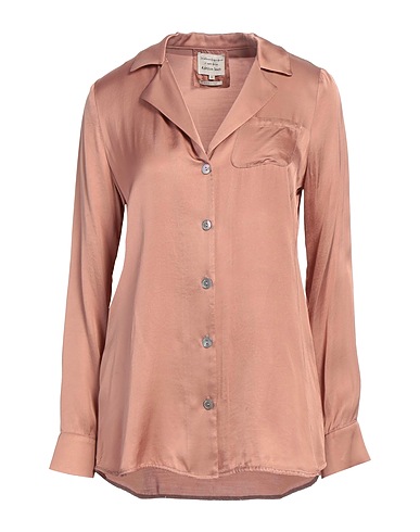 ALESSIA SANTI Solid colour shirts & blouses Antique rose 100% Viscose