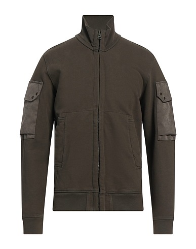 TEN C Sweatshirt Military green 100% Cotton