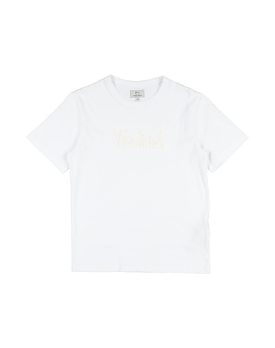 WOOLRICH T-shirt Bianco 100% Cotone