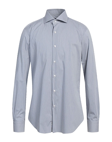 BARBA Napoli Checked shirt Midnight blue 100% Cotton