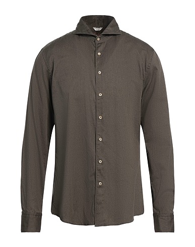 STENSTRÖMS Patterned shirt Military green 100% Cotton