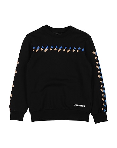 LES HOMMES Sweatshirt Black 100% Cotton