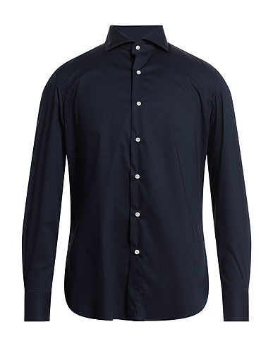 SARTORIO 無地シャツ ミッドナイトブルー コットン 97% / ポリウレタン 3%